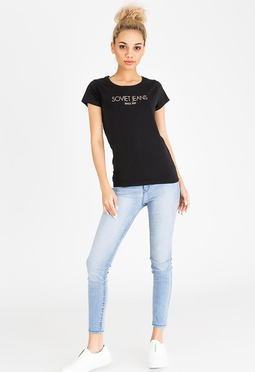 SOVIET - Rae Crew Neck Tee Black