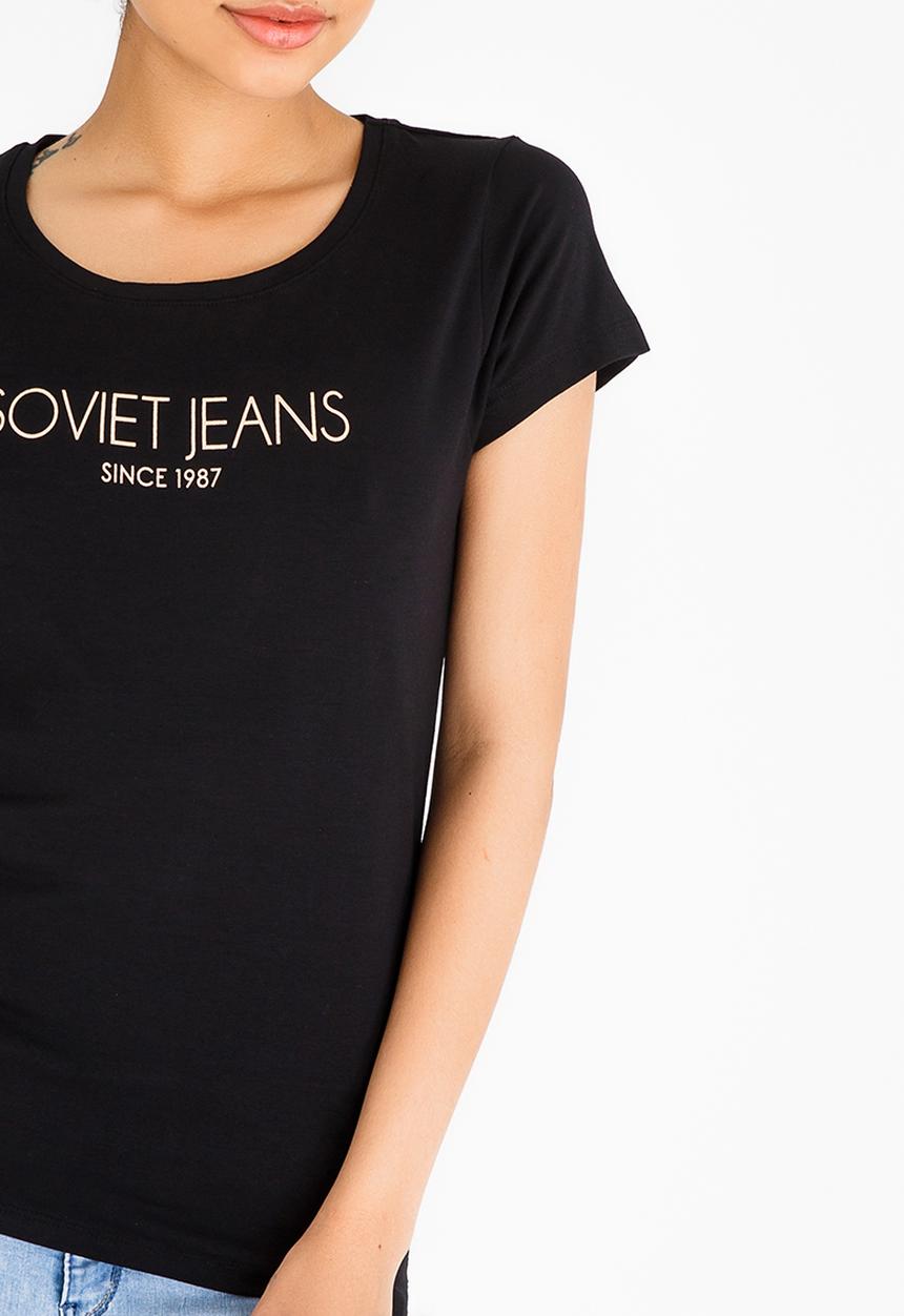 SOVIET - Rae Crew Neck Tee Black