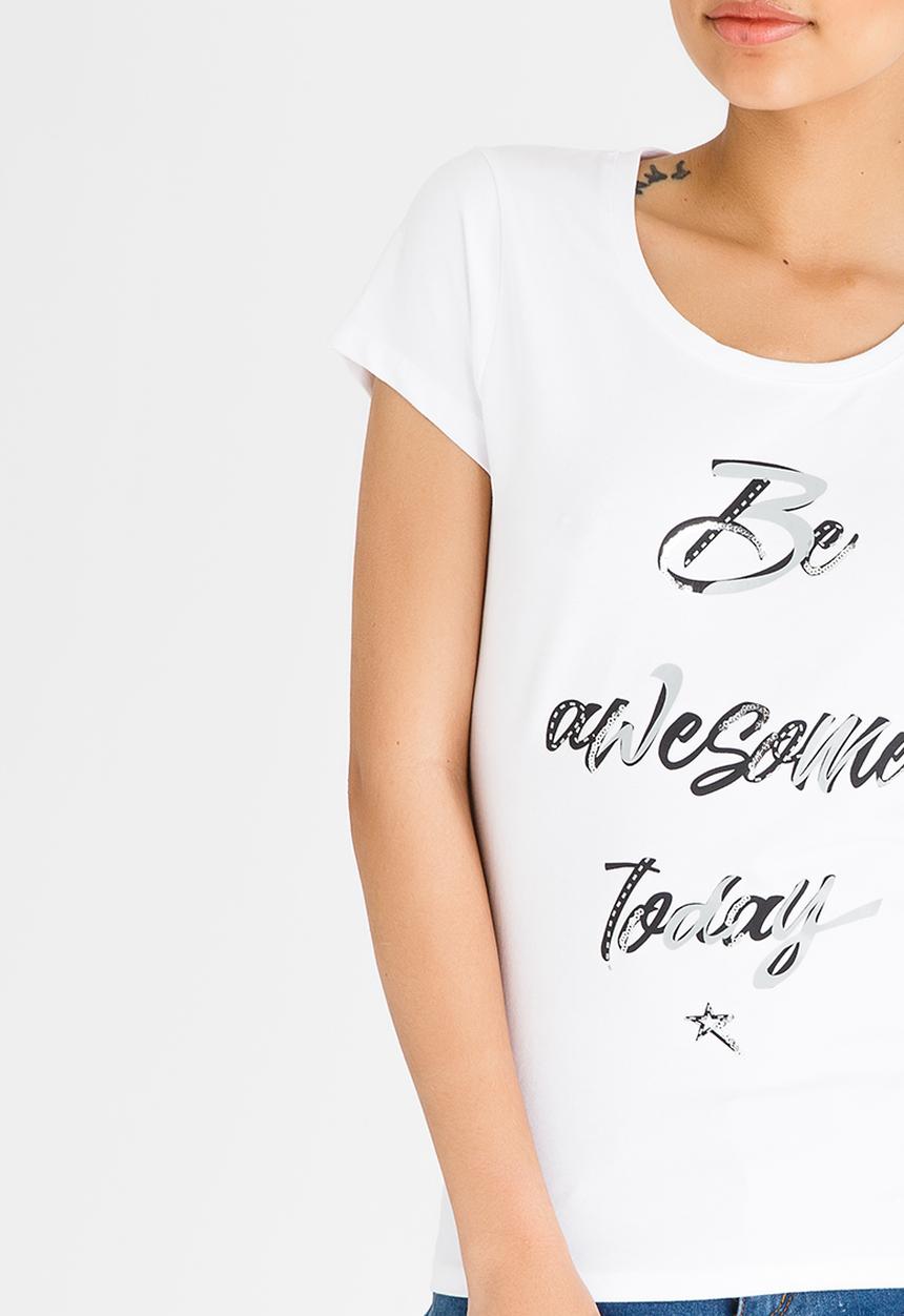 SOVIET - Casey Crew Neck Tee White