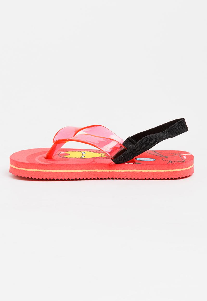 Character Fashion - The Avengers Flip Flops Red