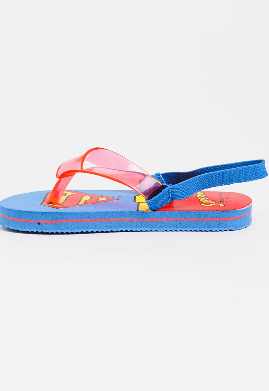 Character Fashion - Superman Flip Flops Multi-colour