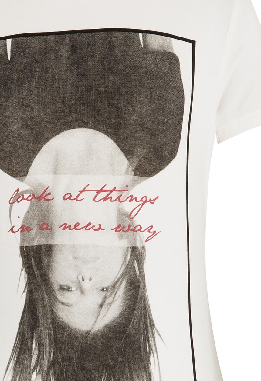 Name It - Printed Tee Off White