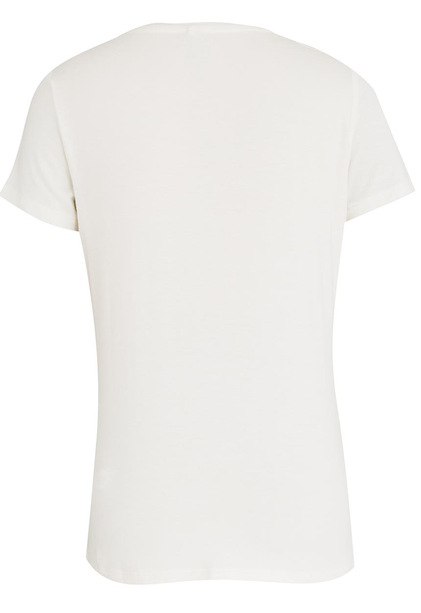 Name It - Printed Tee Off White