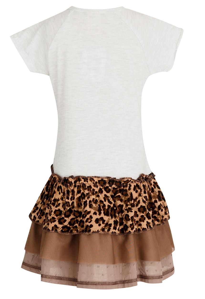 Eco Punk - Girls Frill Dress Multi-colour