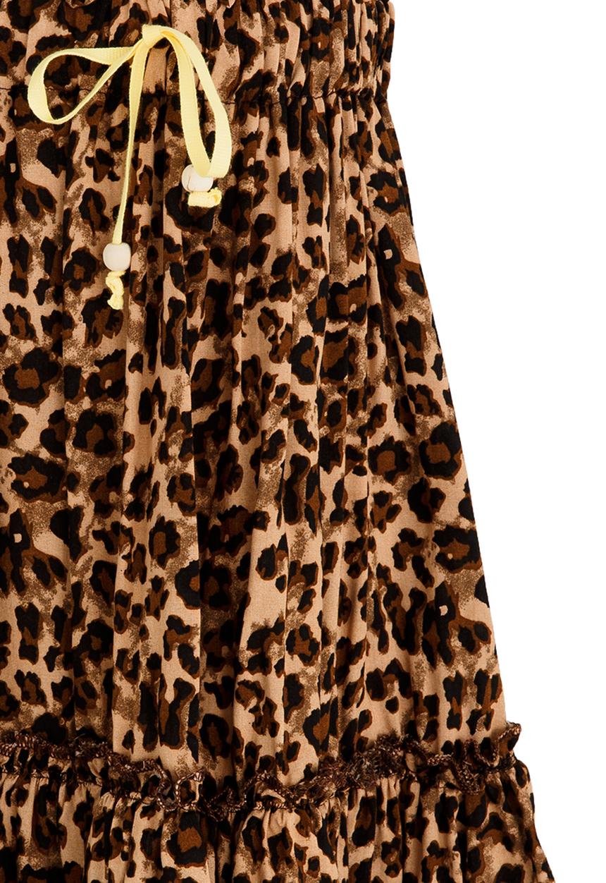 Eco Punk - Girls Printed Maxi Skirt Multi-colour