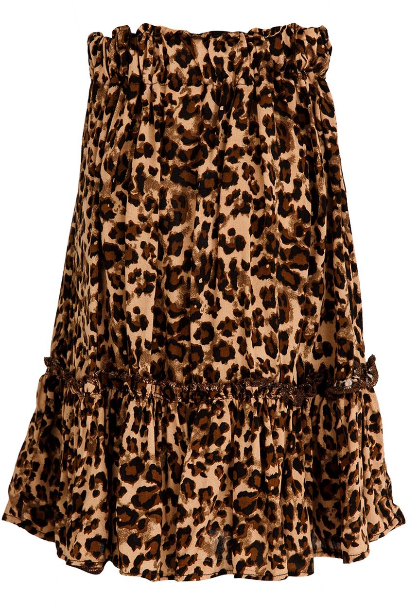 Eco Punk - Girls Printed Maxi Skirt Multi-colour