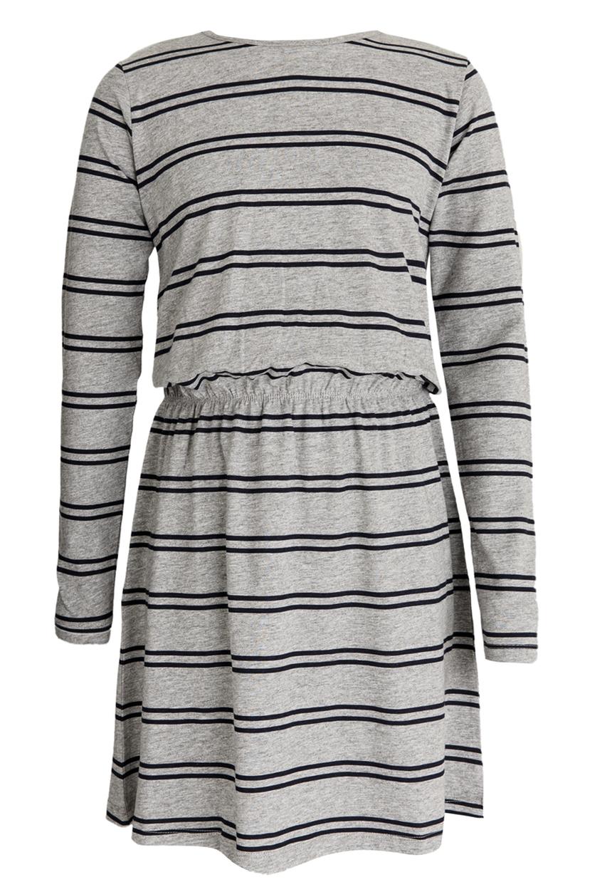 Name It - Stripe  Dress Grey Melange