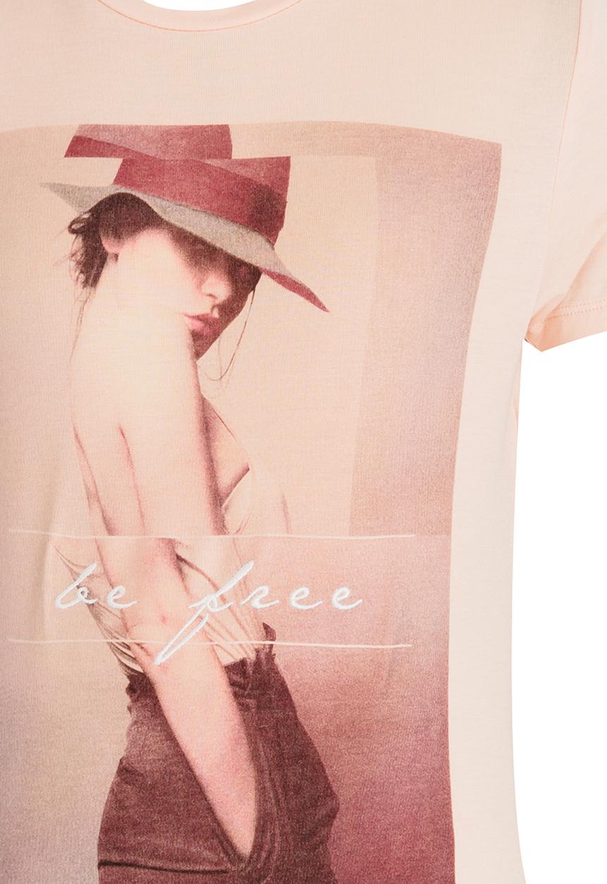 Name It - Printed Tee Pale Pink