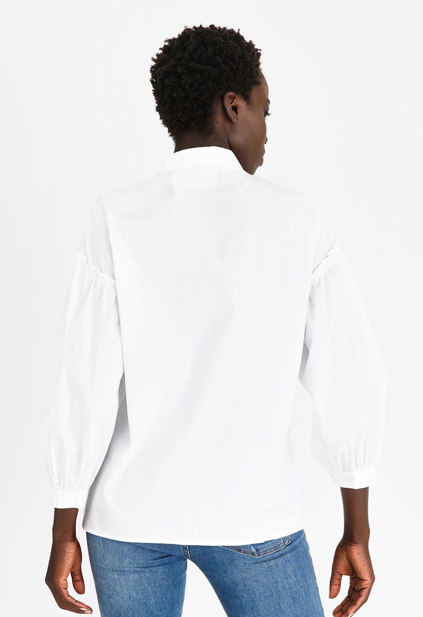 STYLE REPUBLIC - Embroidered Shirt White