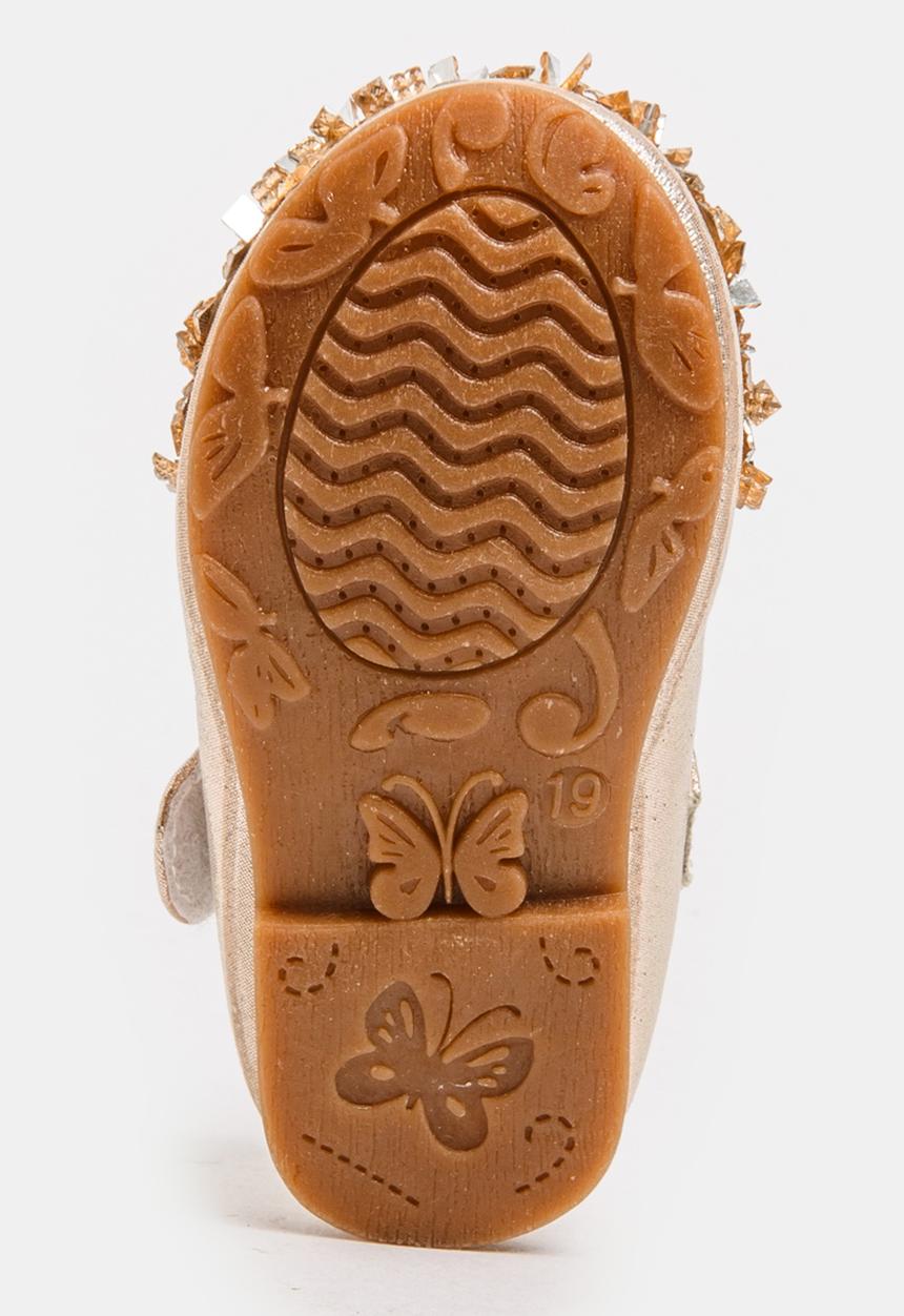 Pop Candy - Girls Embellished Pump Gold