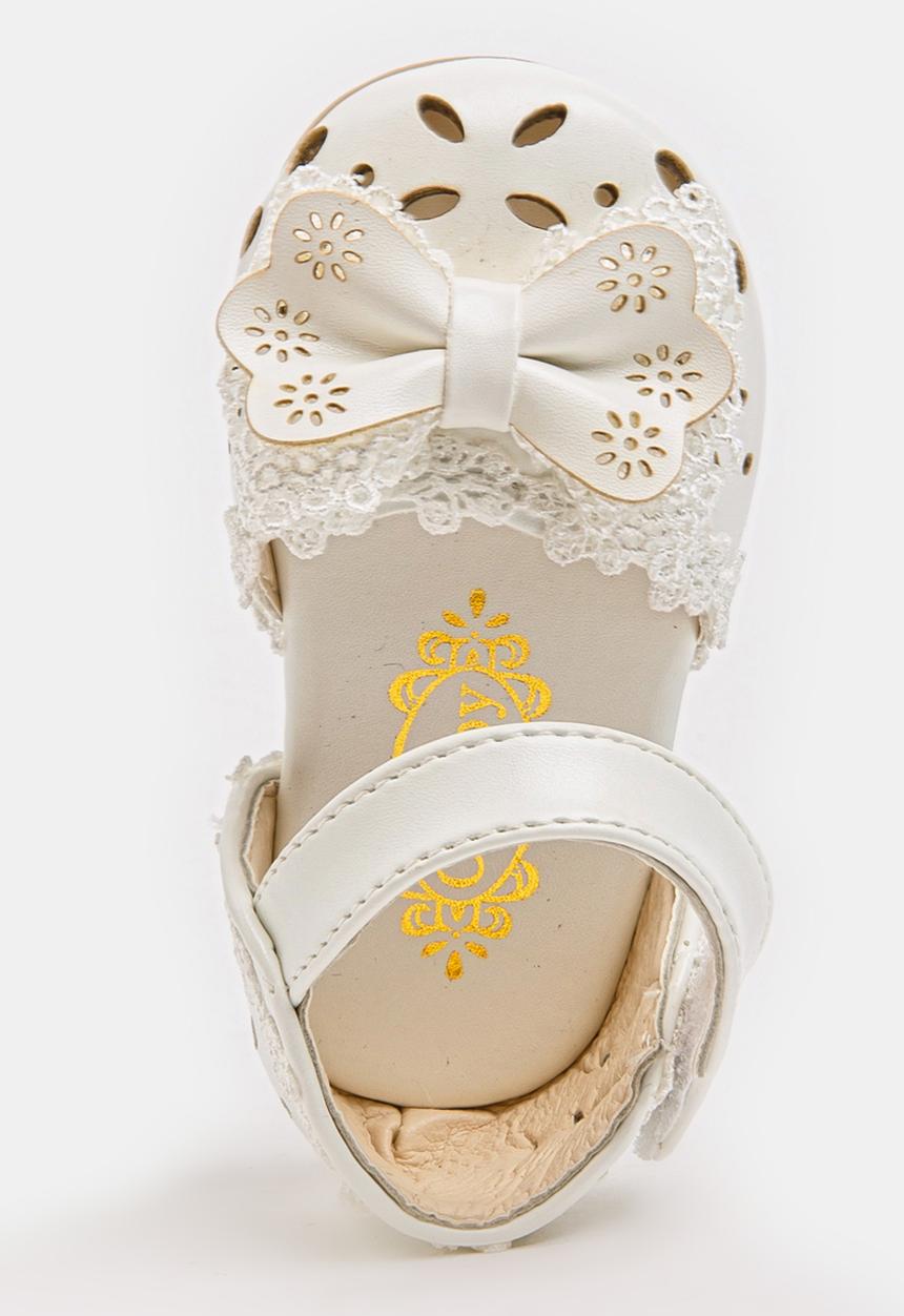 Pop Candy - Girls Cut out Pump White