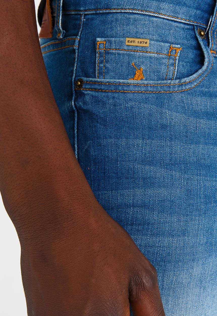 Polo Jeans Co. - Tapered Leg Jeans Mid Blue