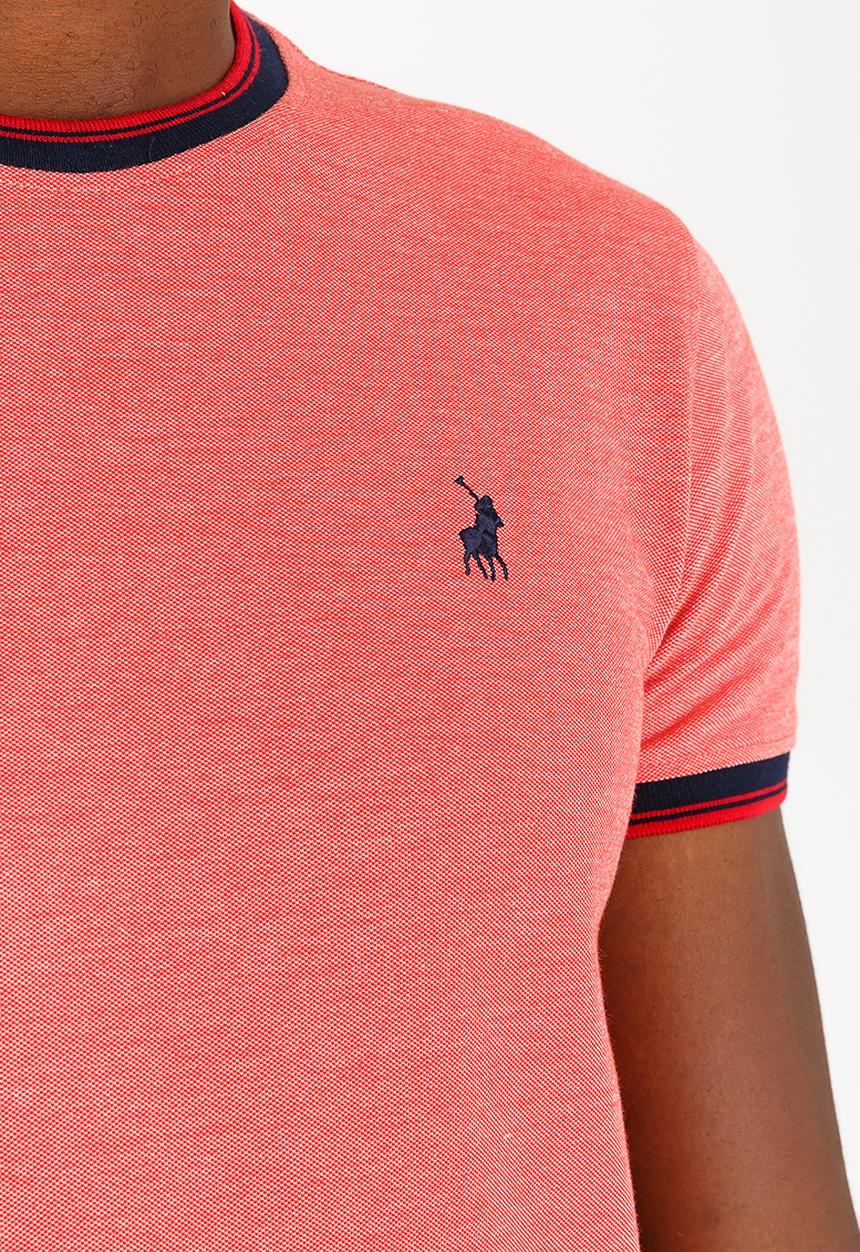 POLO - Plain Pique T Shirt Orange