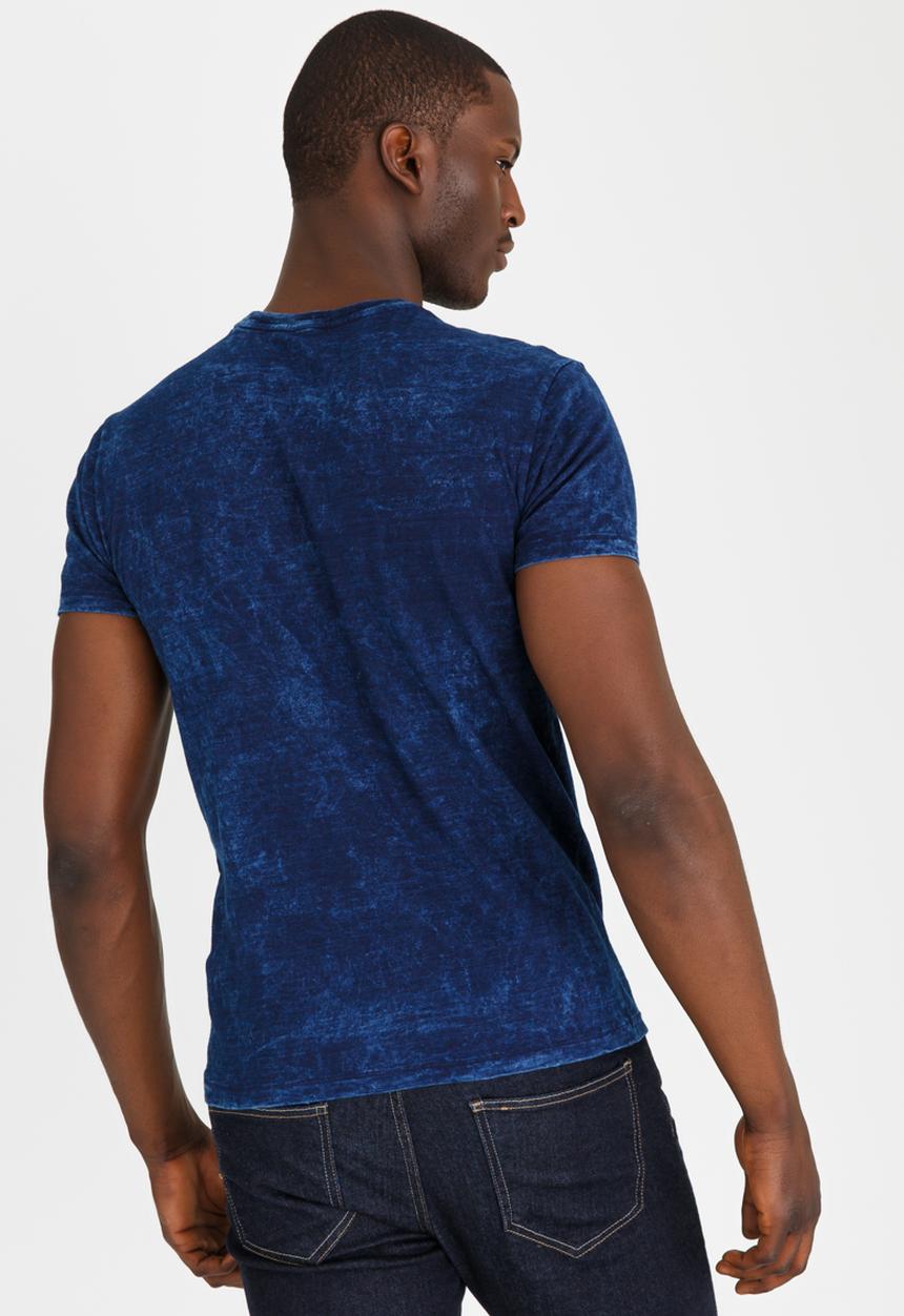 Polo Jeans Co. - Deep Dyed Printed T-Shirt Dark Blue