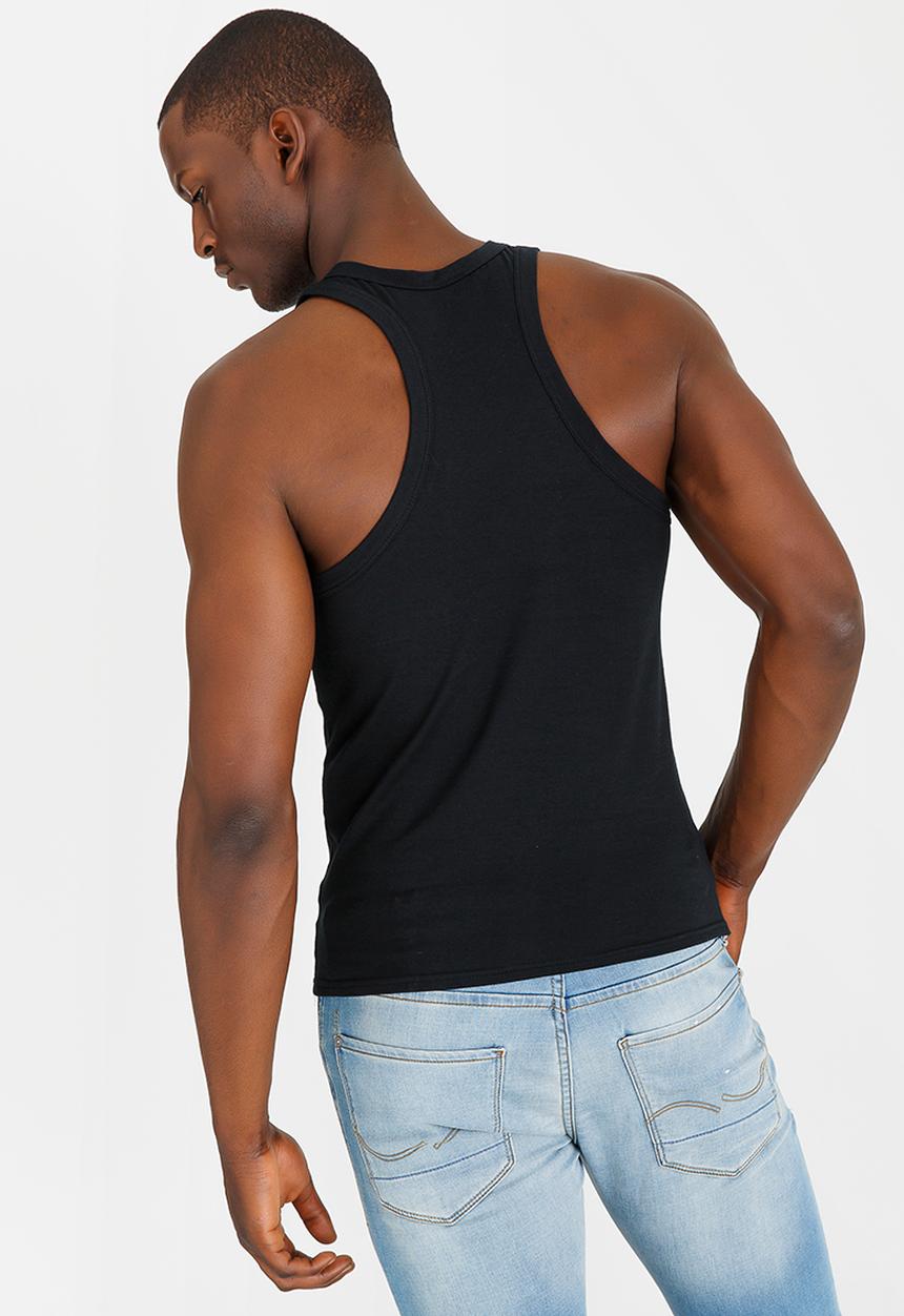 Jockey - Jockey 2-Pack Racer Back Vest Black