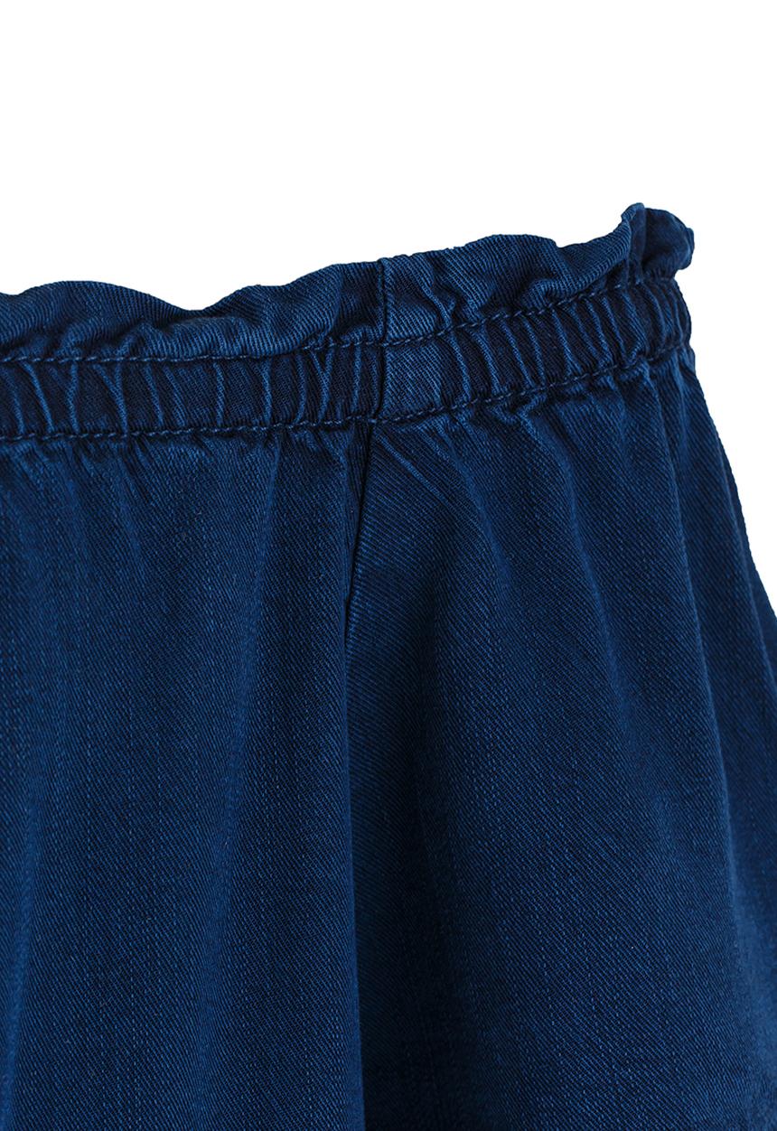 Name It - Short Sleeve Denim Dress Dark Blue
