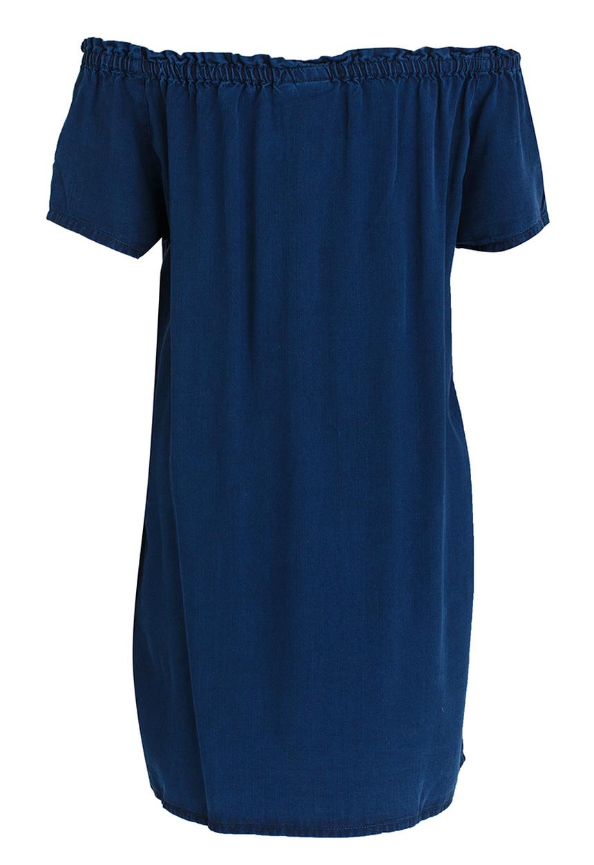 Name It - Short Sleeve Denim Dress Dark Blue