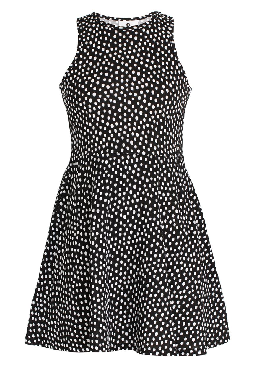 Rebel Republic - Skater Dress Black and White