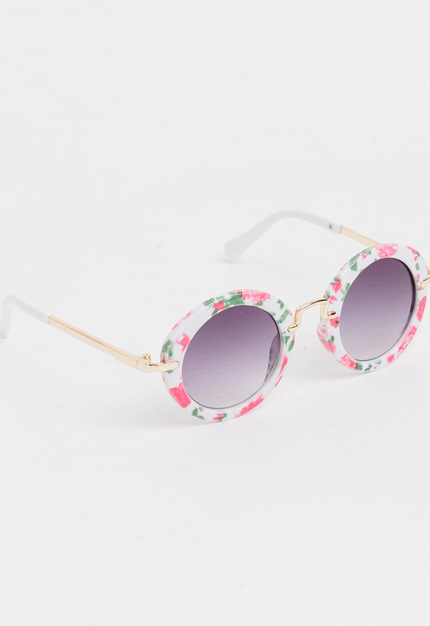 Pop Candy - Girls Round Sunglasses Multi-colour