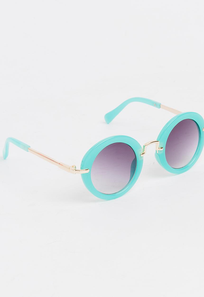 Pop Candy - Girls Round Sunglasses Green
