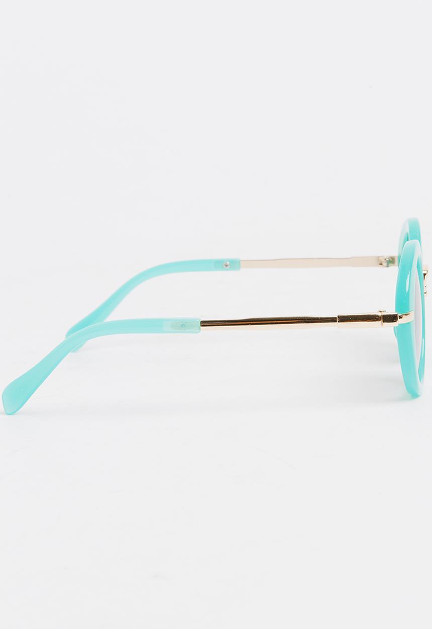 Pop Candy - Girls Round Sunglasses Green