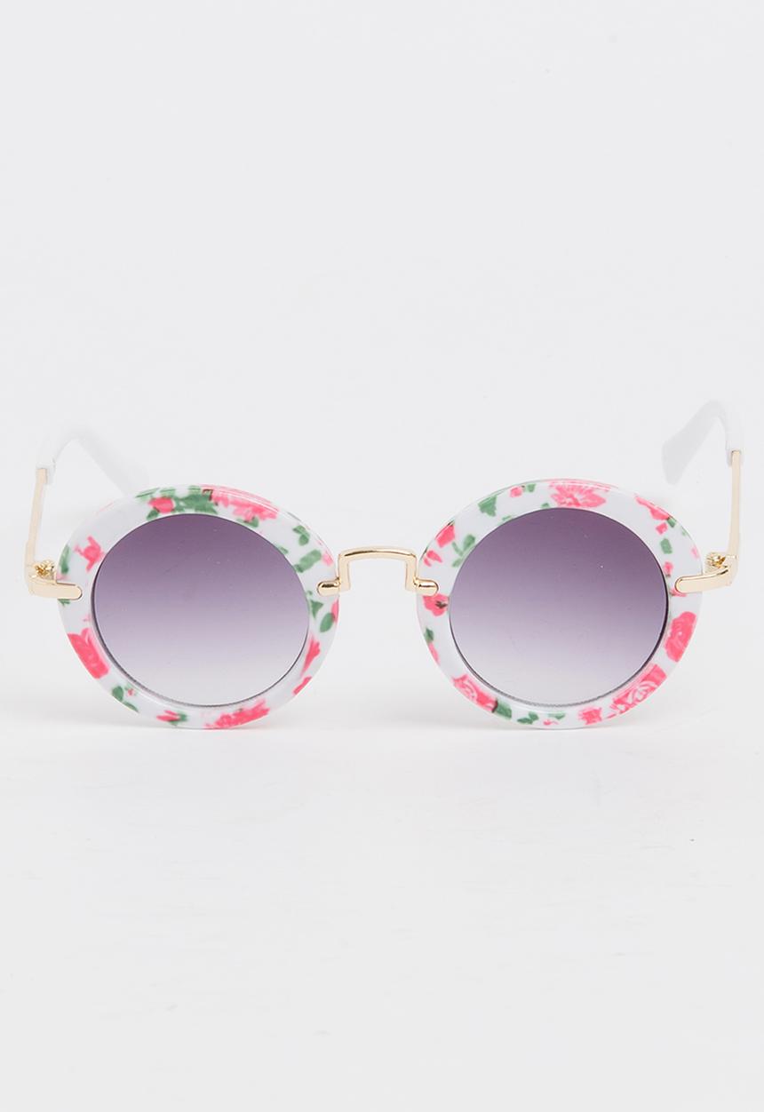Pop Candy - Girls Round Sunglasses Multi-colour