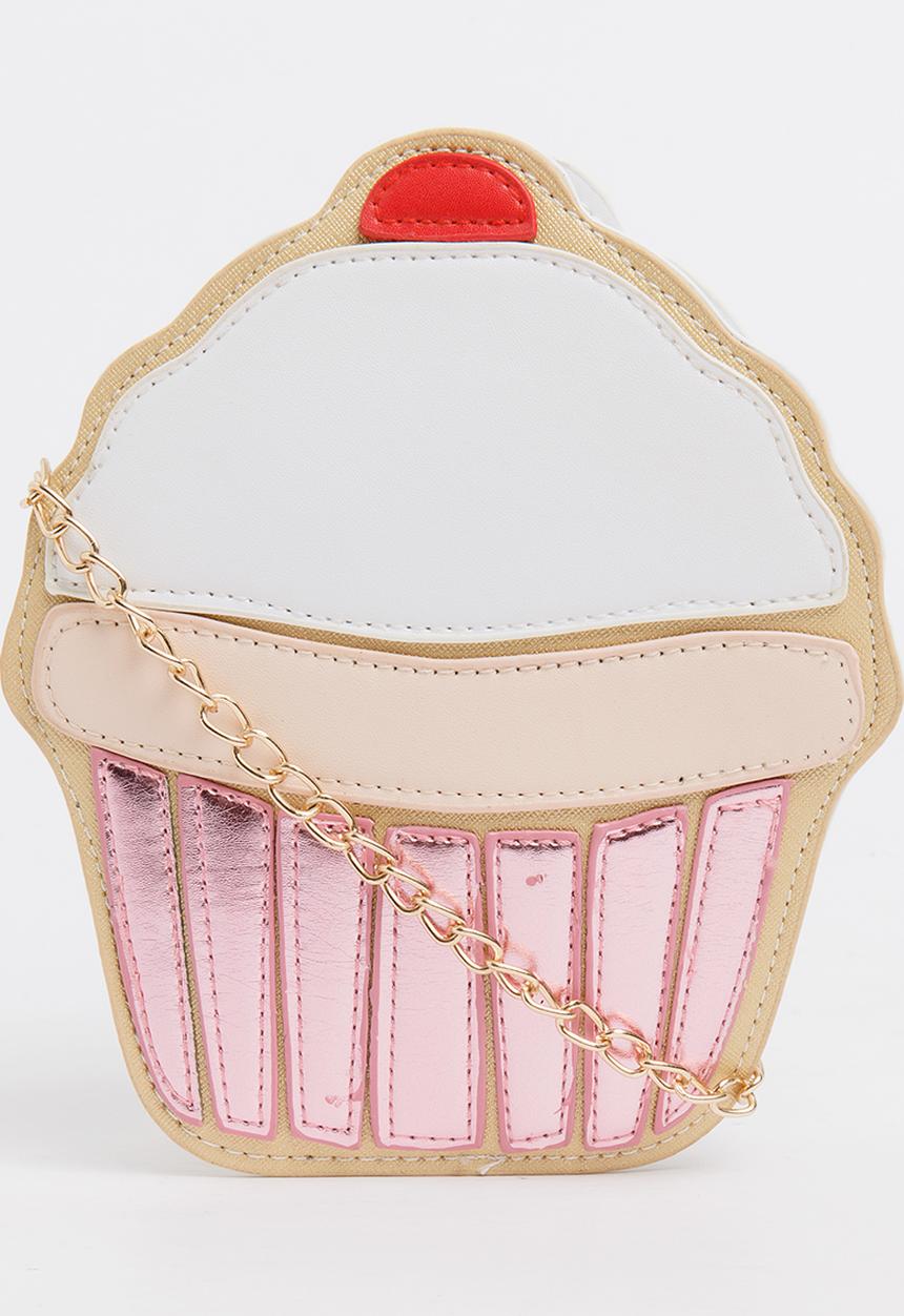 Pop Candy - Girls Cupcake Sling Bag Multi-colour