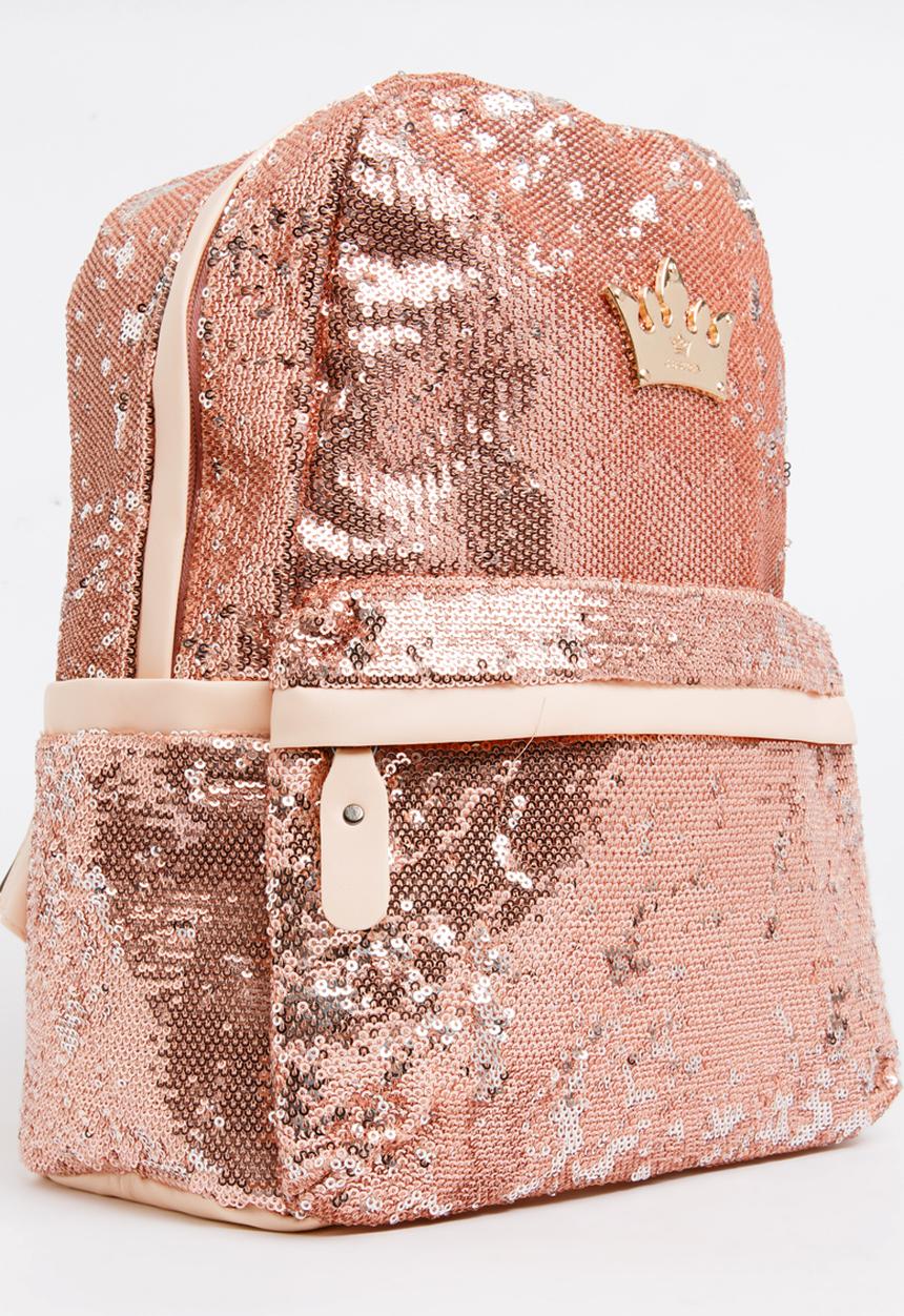 Pop Candy - Girls Sequins Backpack Rose gold