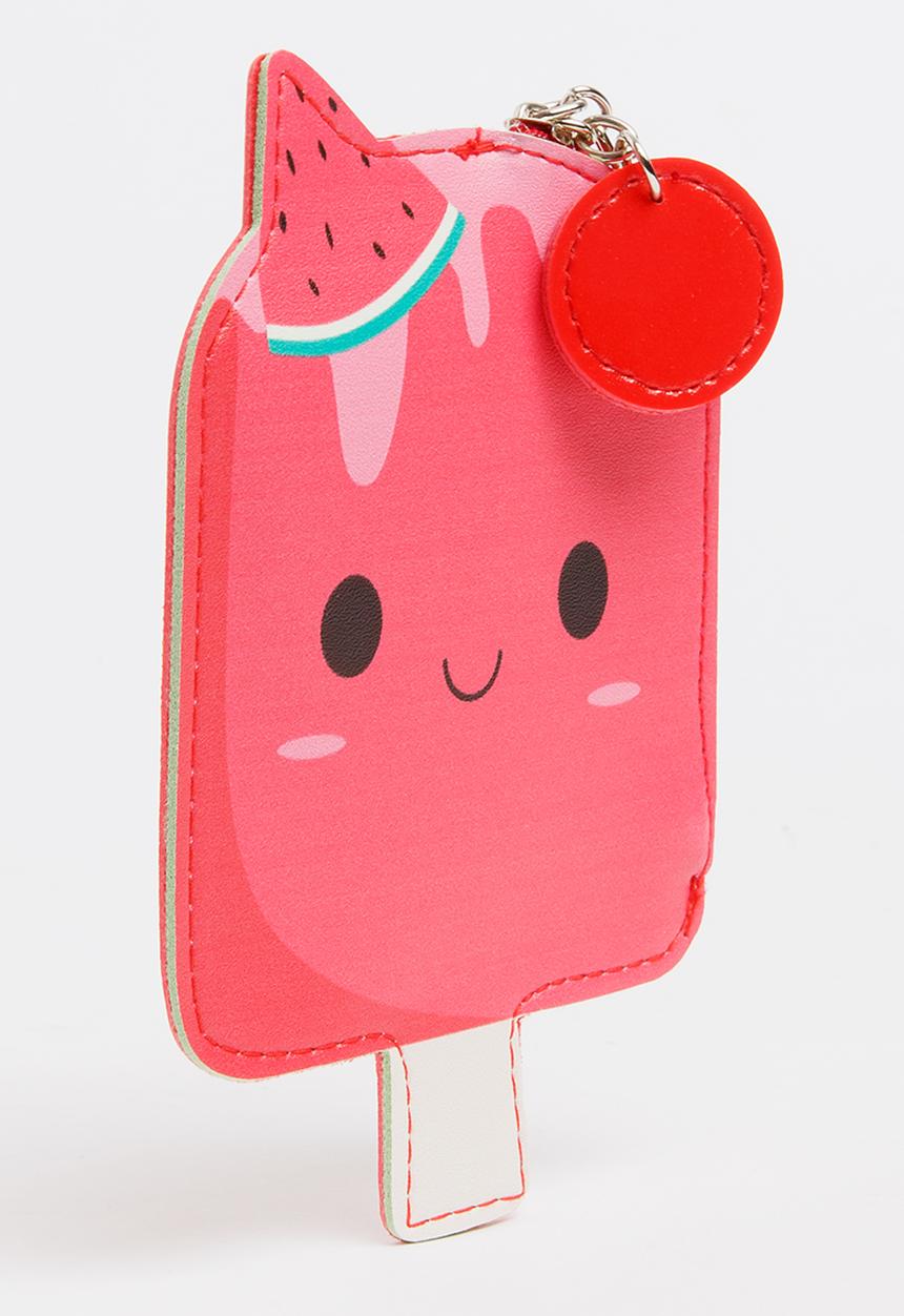 Pop Candy - Girls Popsicle Coin Purse Dark Pink