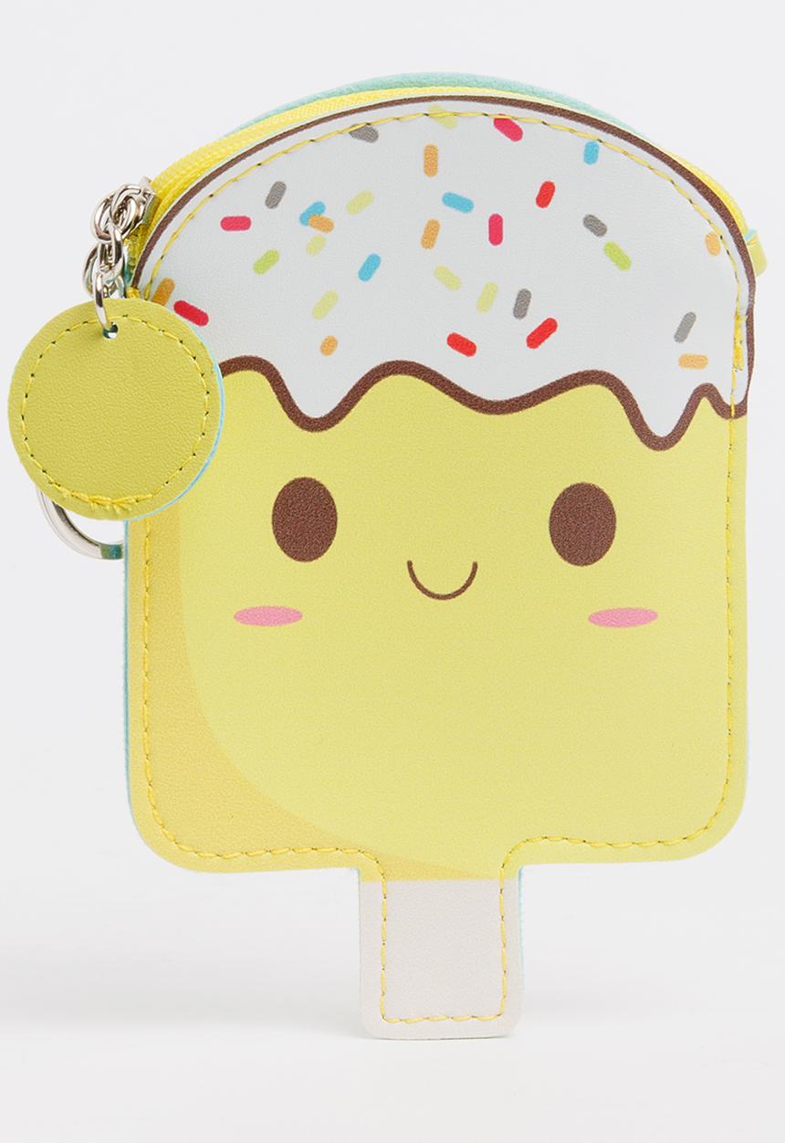 Pop Candy - Girls Popsicle Coin Purse Yellow