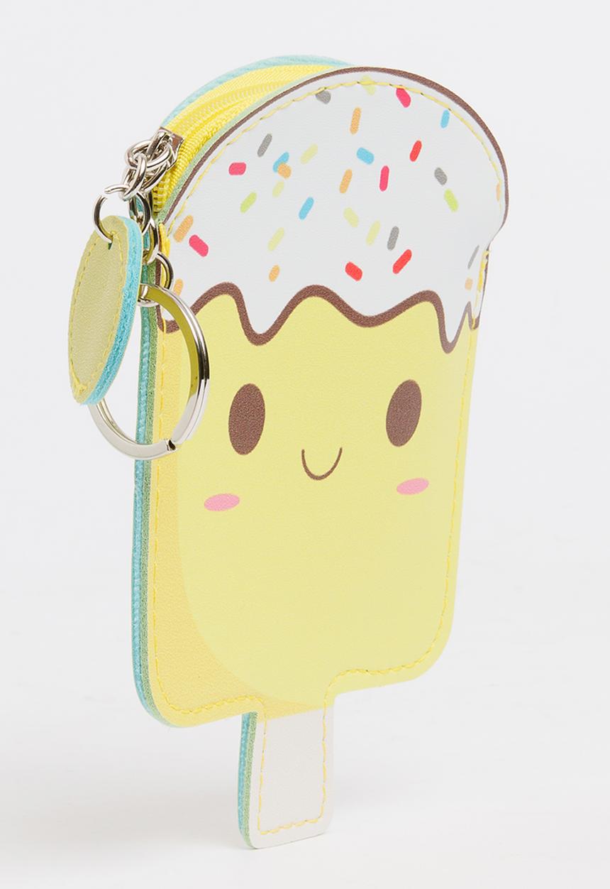 Pop Candy - Girls Popsicle Coin Purse Yellow