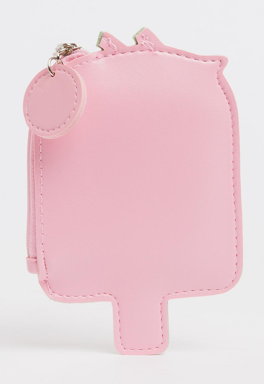 Pop Candy - Girls Popsicle Coin Purse Pale Pink