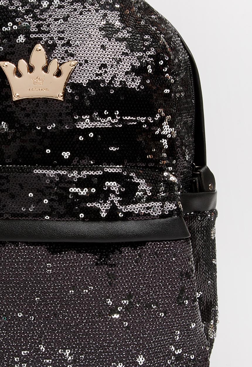 Pop Candy - Girls Sequins Backpack Black