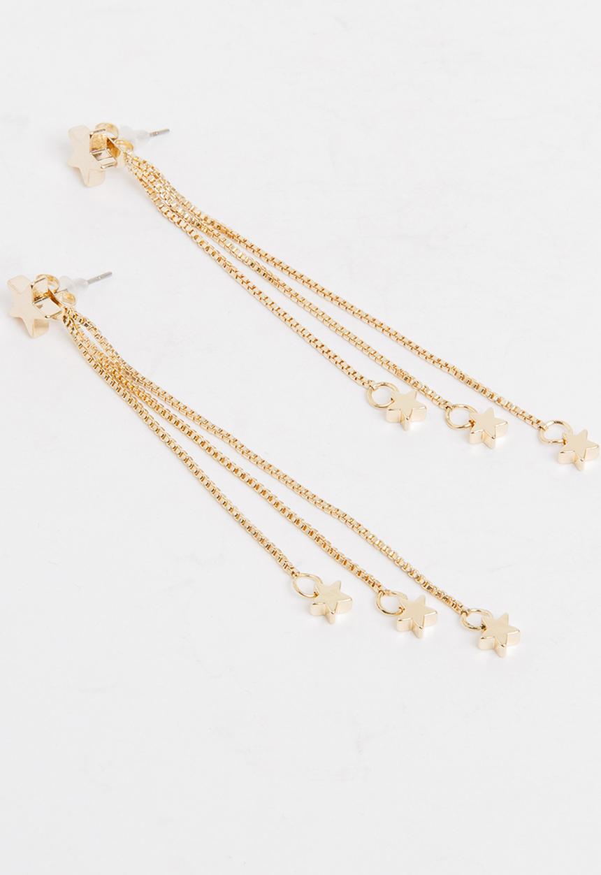 Pop Candy - Girls Star Earrings Gold