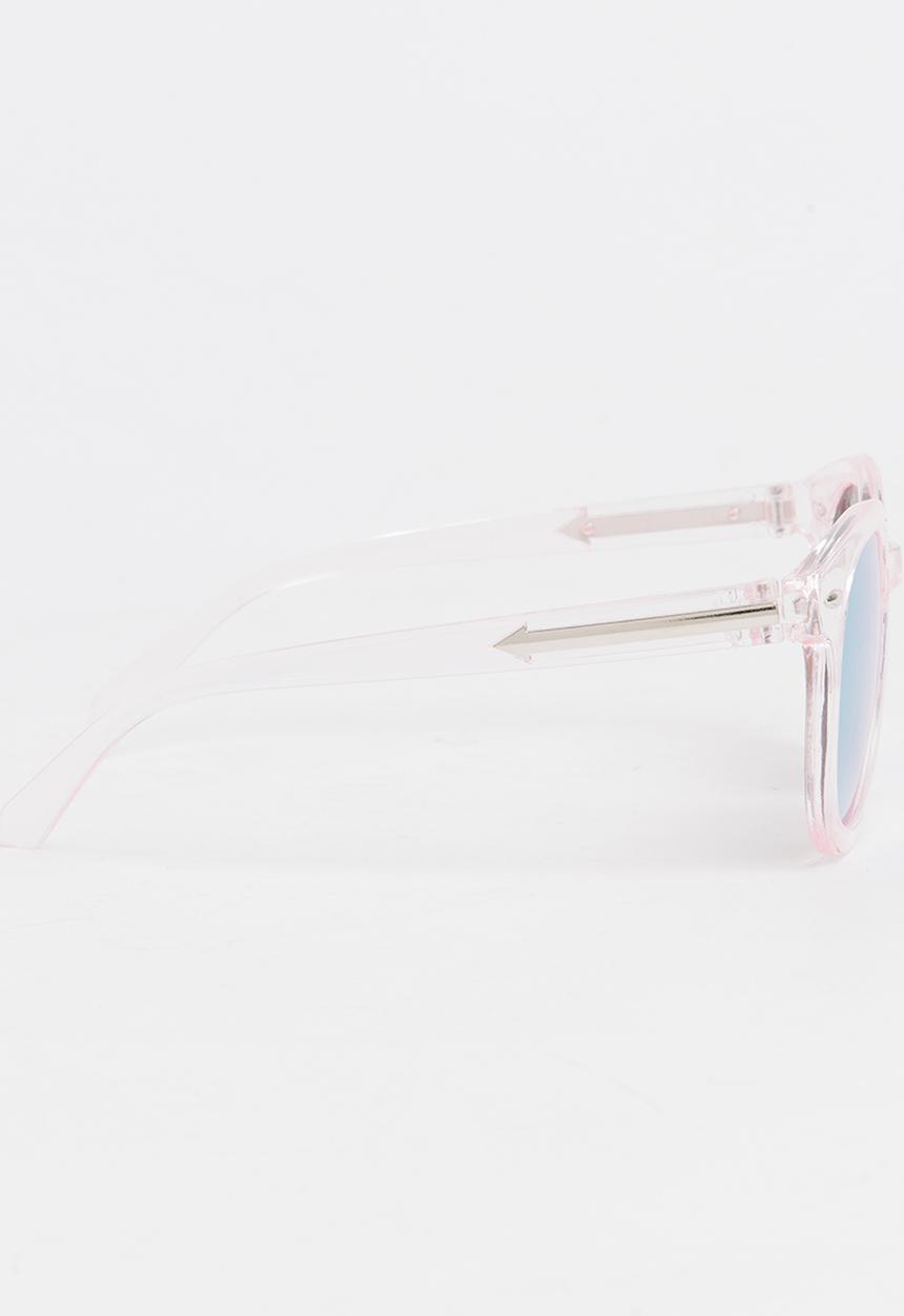Pop Candy - Girls Plastic Sunglasses Pale Pink