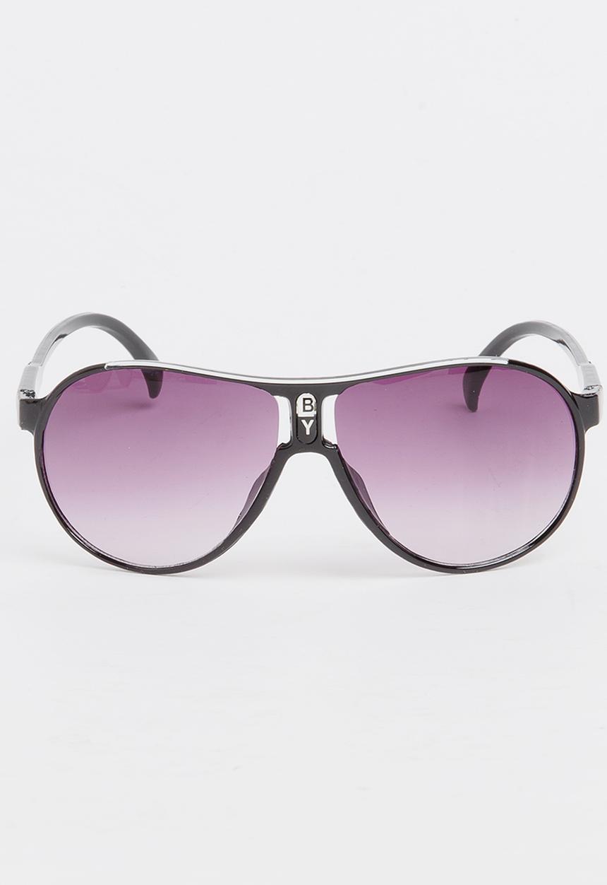 Pop Candy - Boys Plastic Sunglasses Black