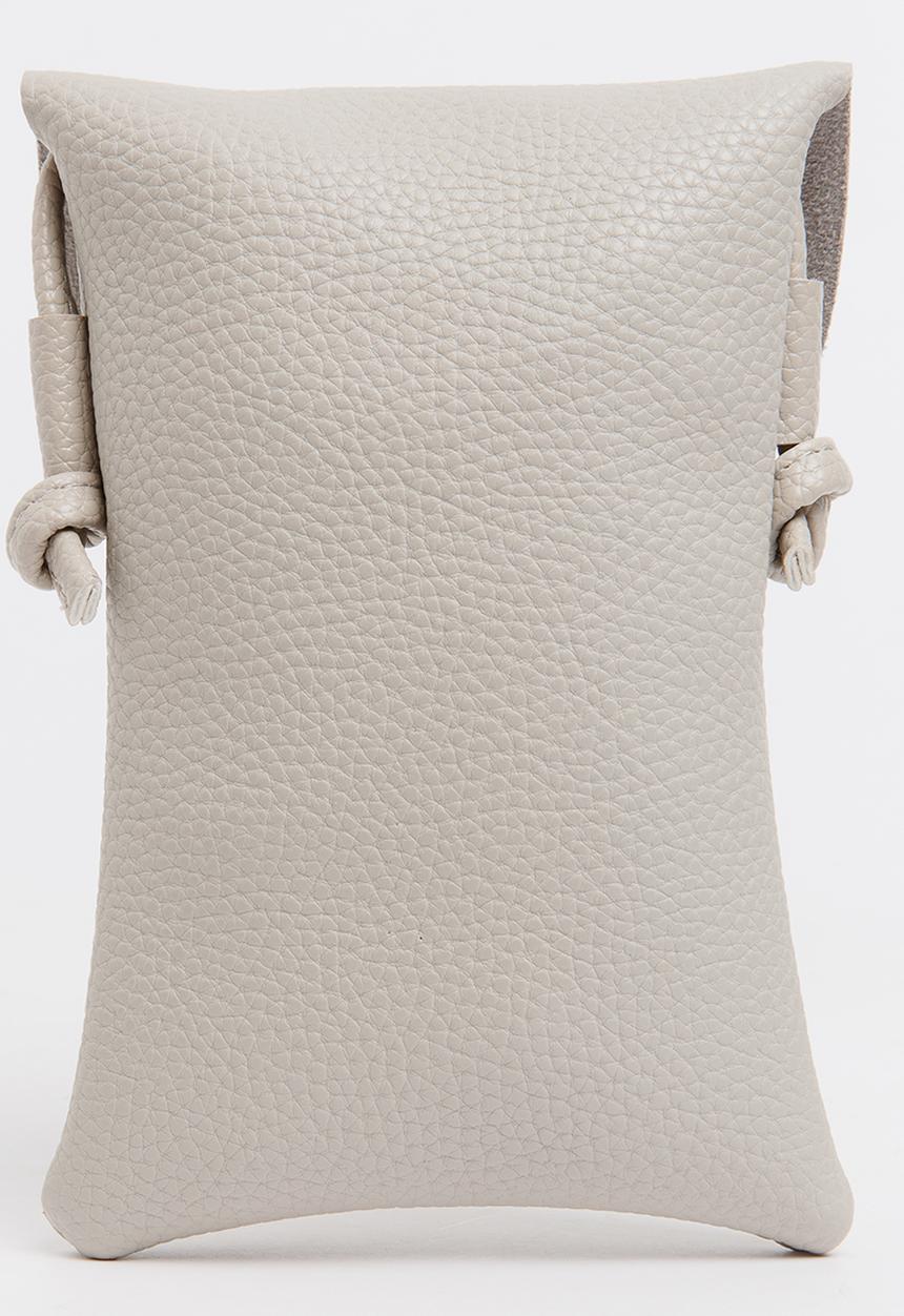 Pop Candy - Girls Flower Trim Sling Bag Grey