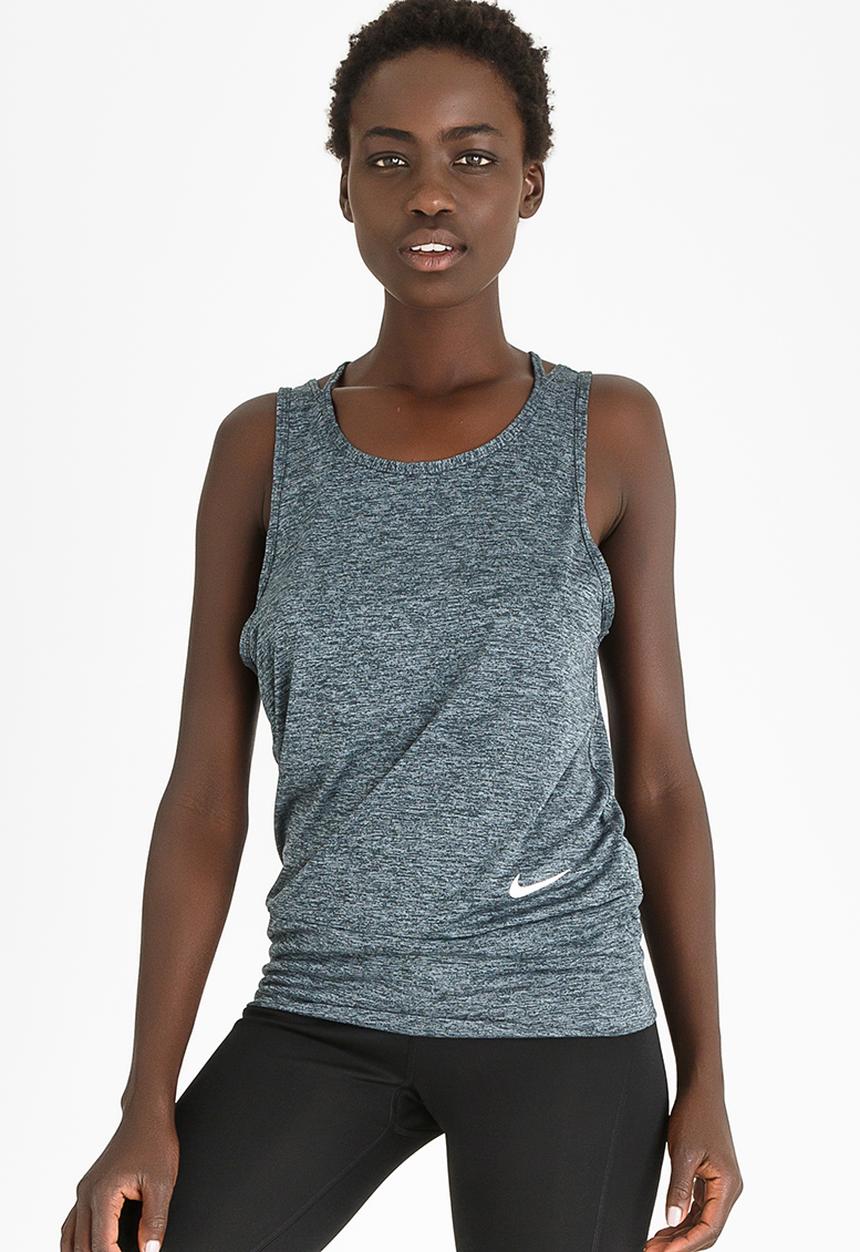 Nike - Nike Womens Dry Tank Dark Grey