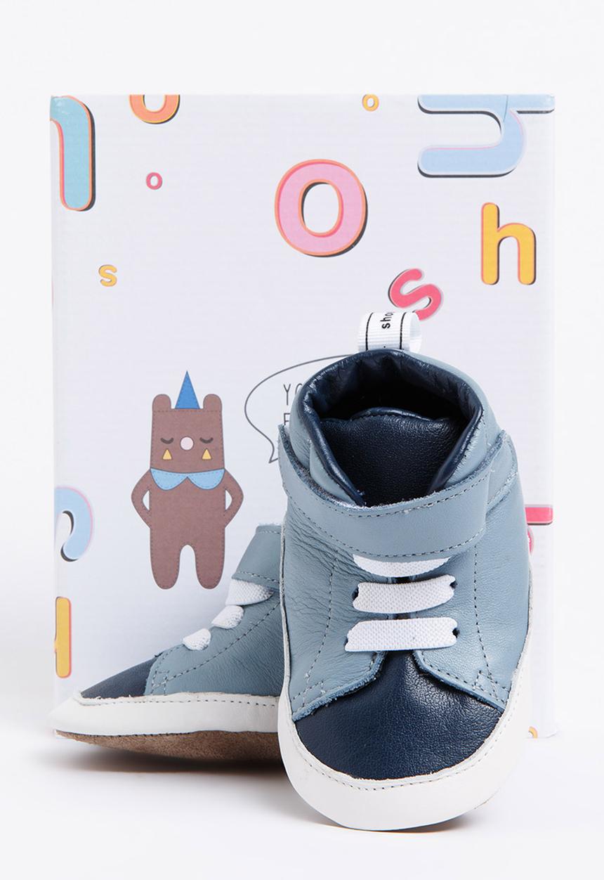 shooshoos - Hotel 224  High Top Sneaker Blue