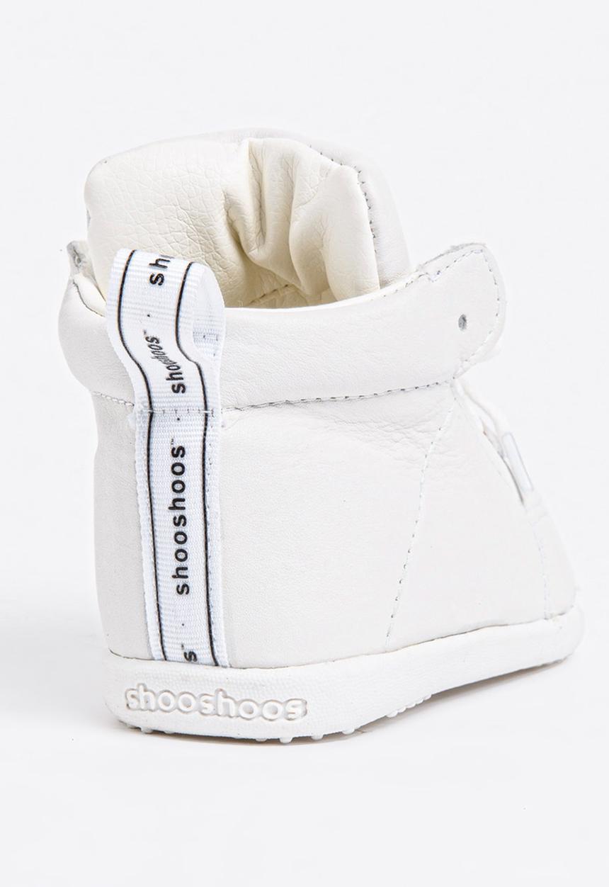 shooshoos - Madison High  Top Sneaker White