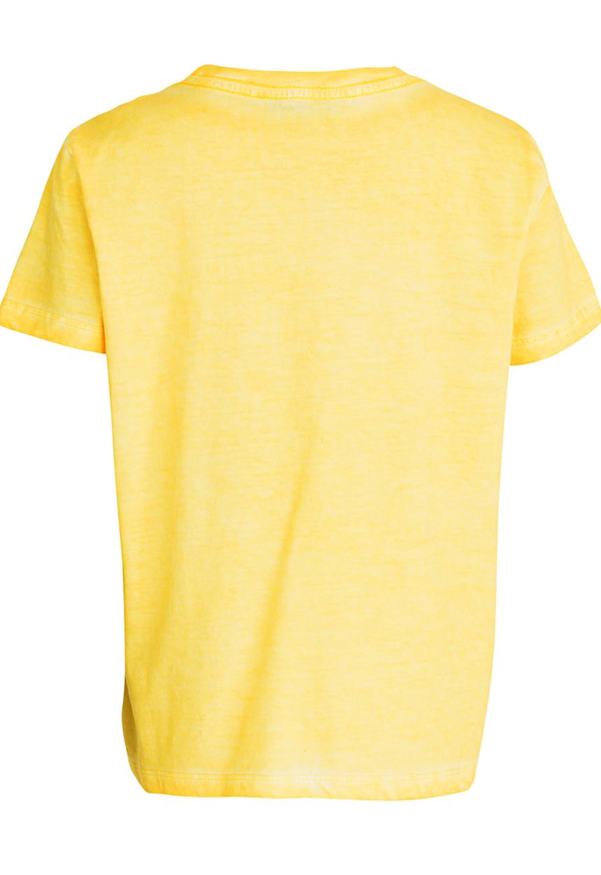 GUESS - S/S Number Plate Gunner Tee Yellow