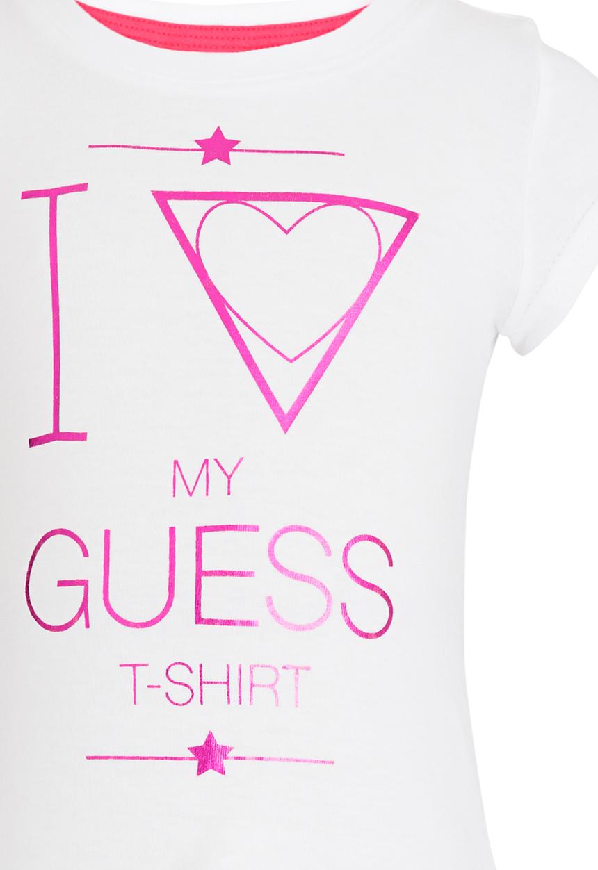 GUESS - S/S I Heart Guess Tee White