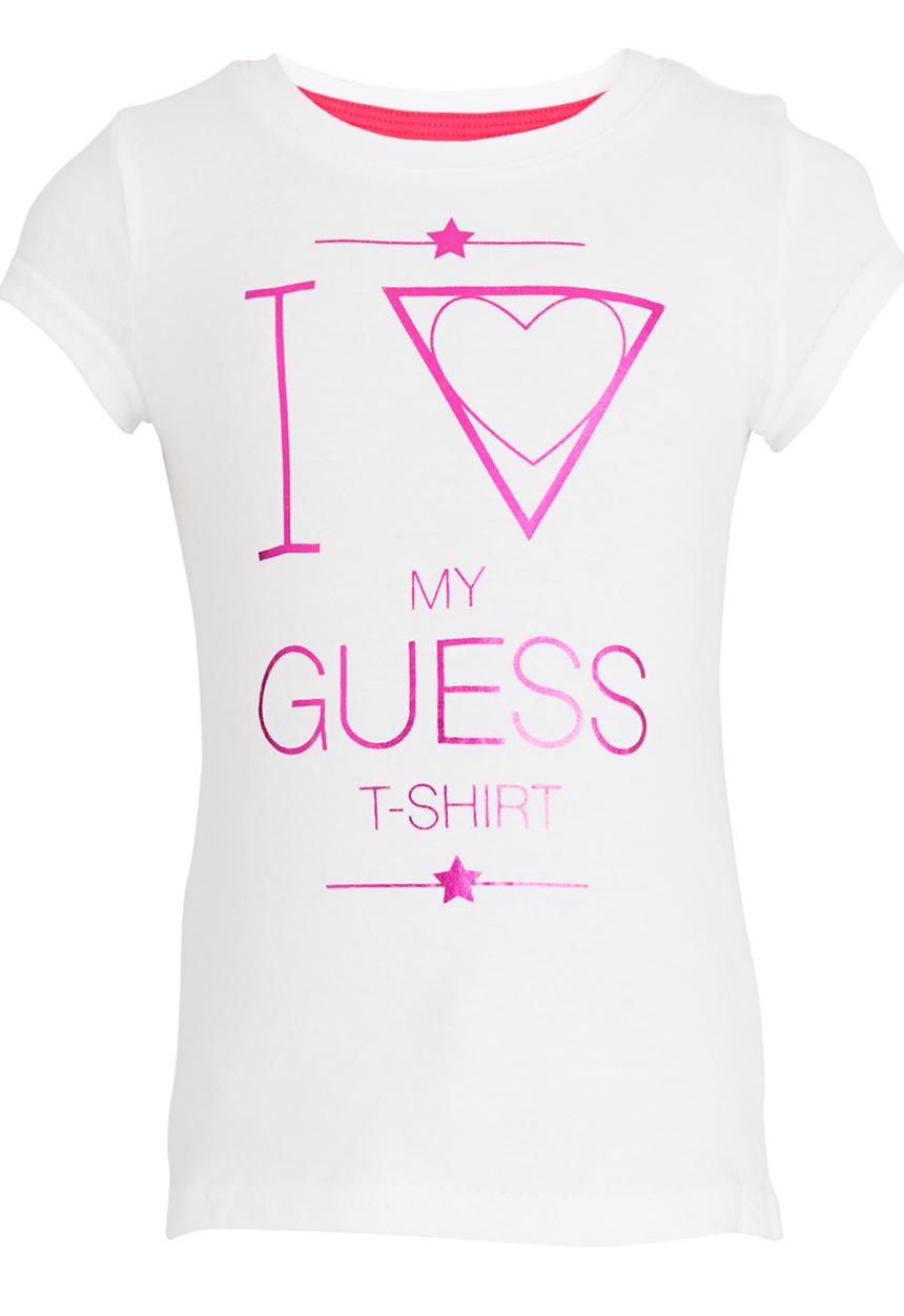 GUESS - S/S I Heart Guess Tee White