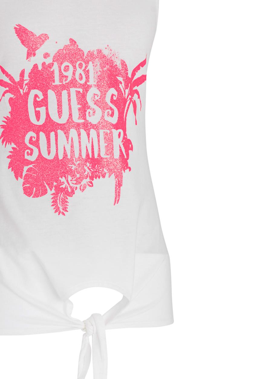 GUESS - S/L Guess Summer Tank White