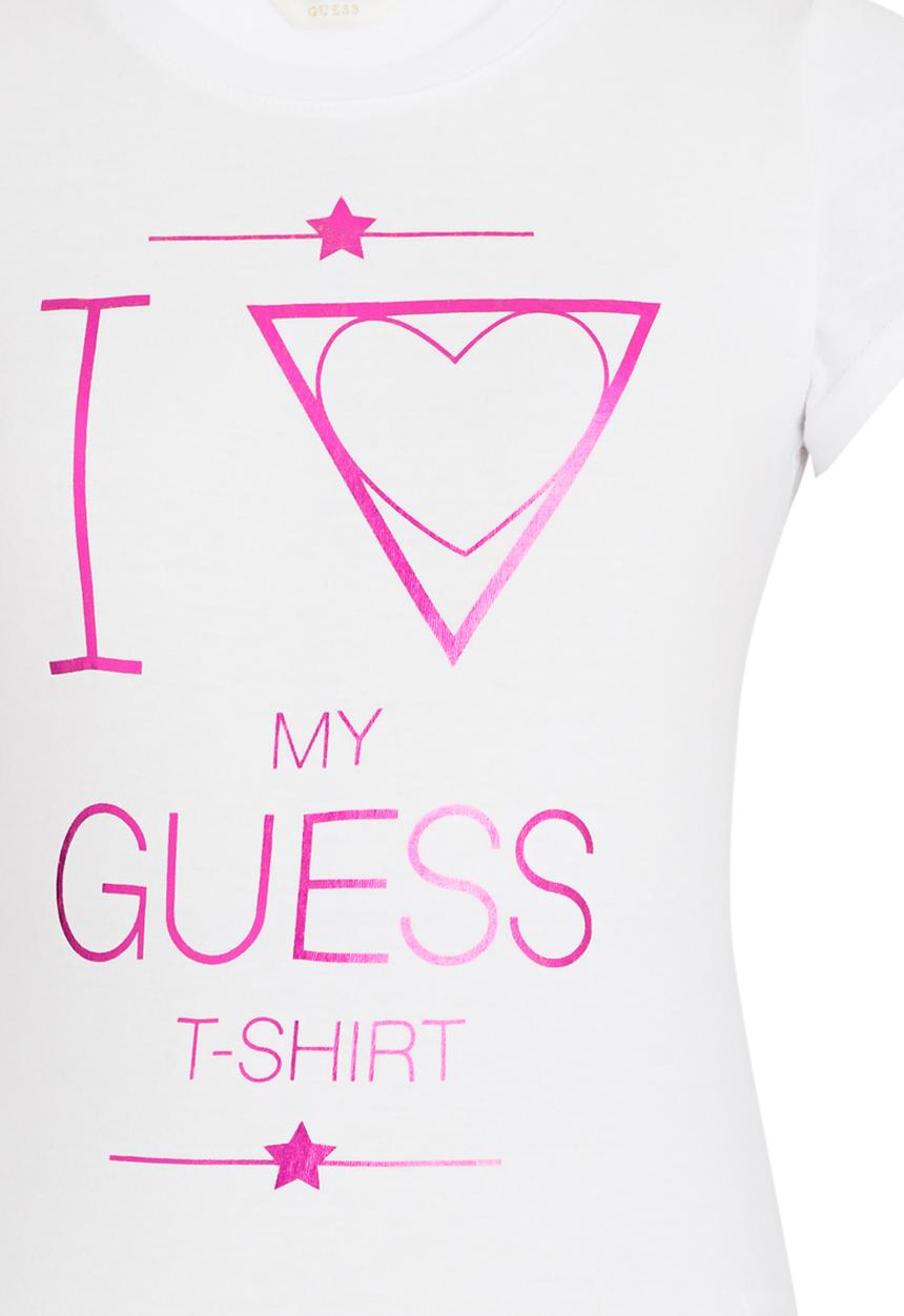 GUESS - S/S I Heart Guess Tee White