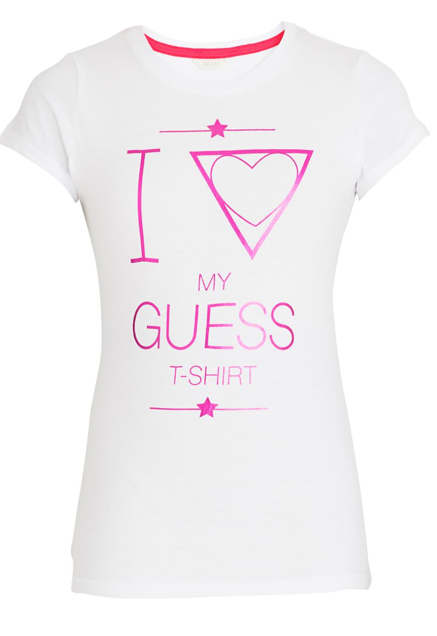 GUESS - S/S I Heart Guess Tee White