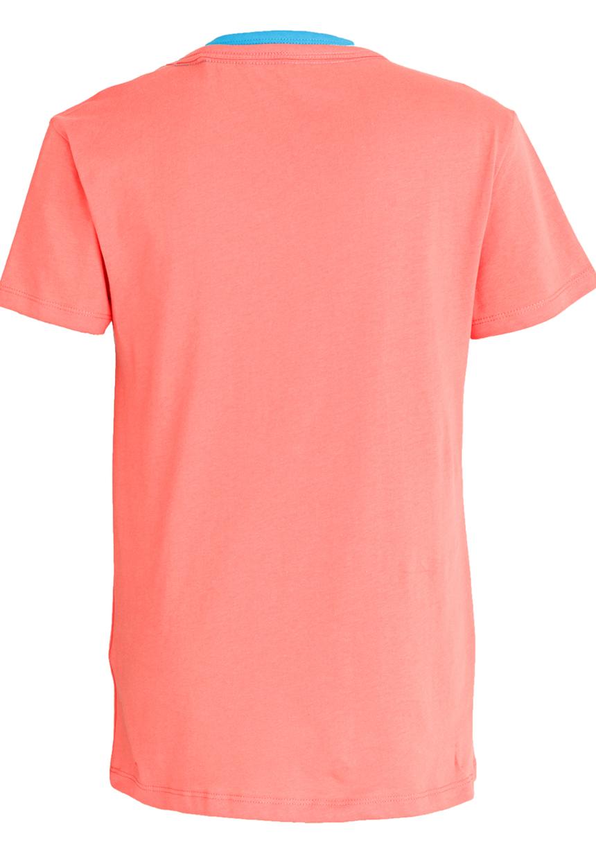 GUESS - S/S 3 Button Guess Tee Red