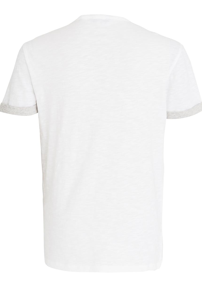GUESS - 819 Henley Tee White