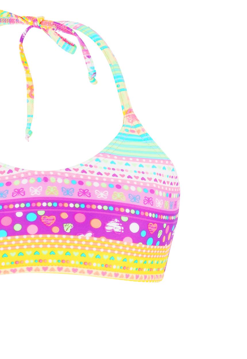 Sun Things - Strappy Bralet & Panty Set Multi-colour
