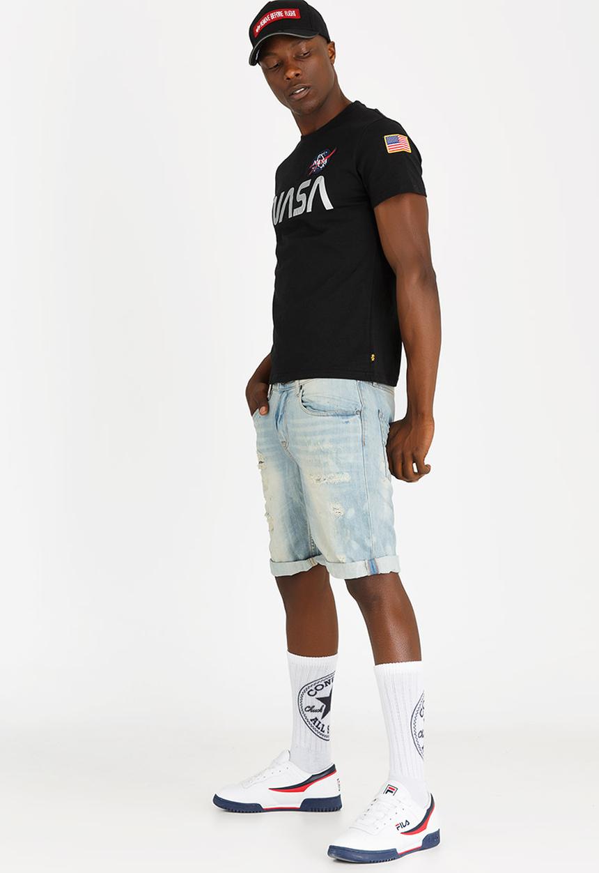 Alpha Industries - NASA T-Shirt Black